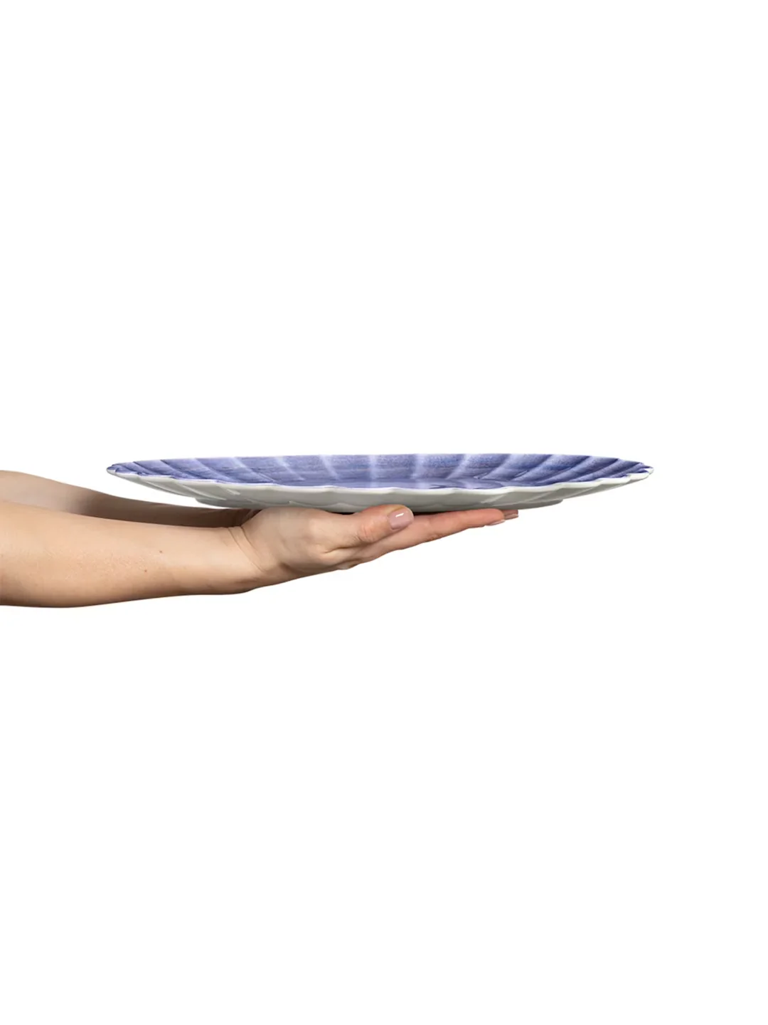 Oyster Oval Platter - Violet - Image 2