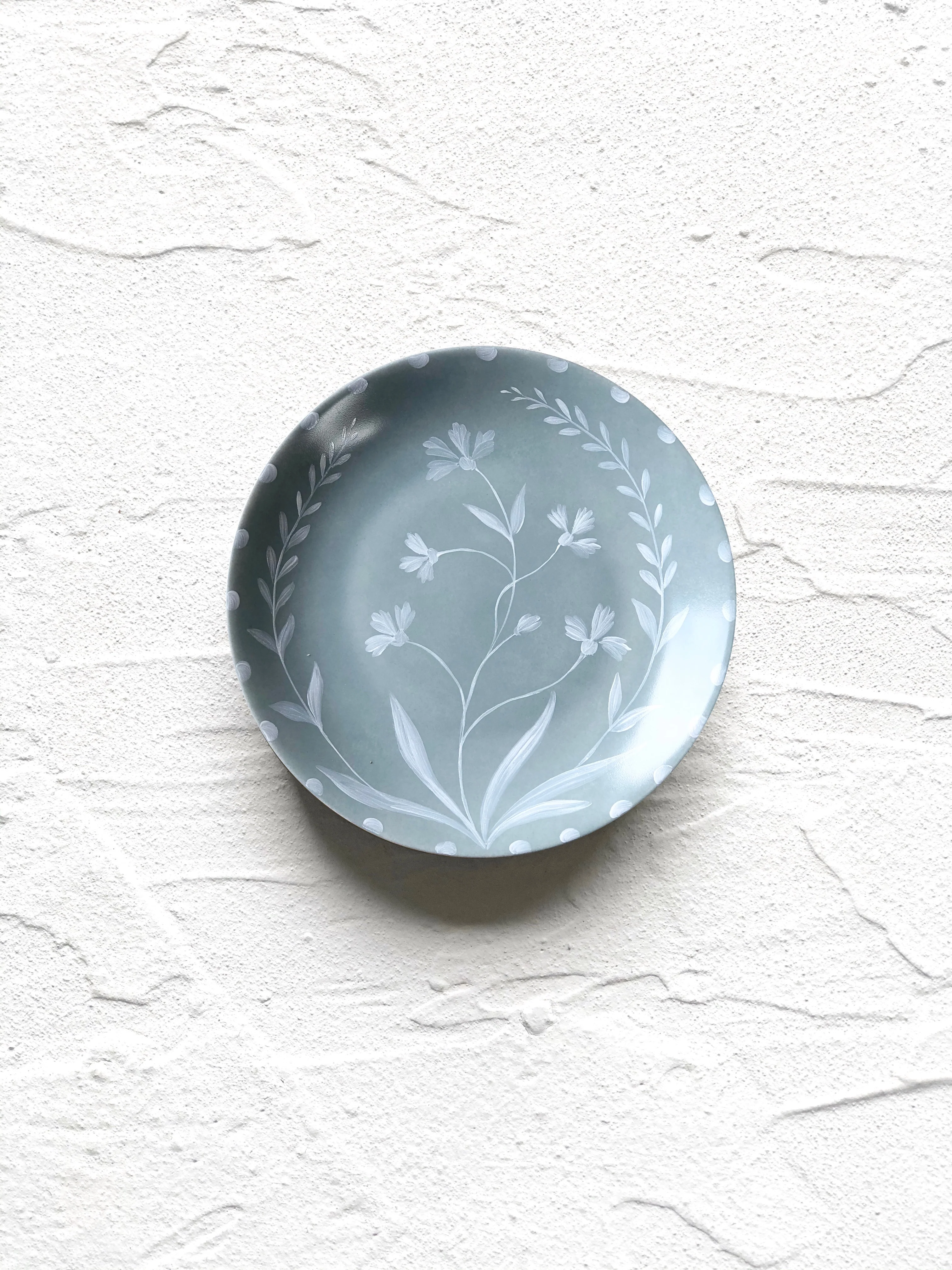 PRE-ORDER -Sage Bloom Bread Plate- S/4