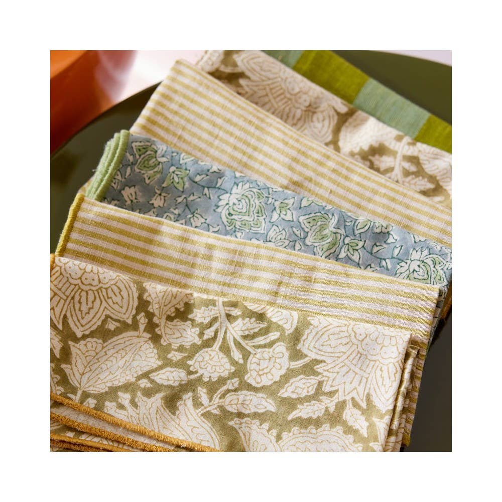Chandra Napkins - Absynthe Stripes- S/2 - Image 8