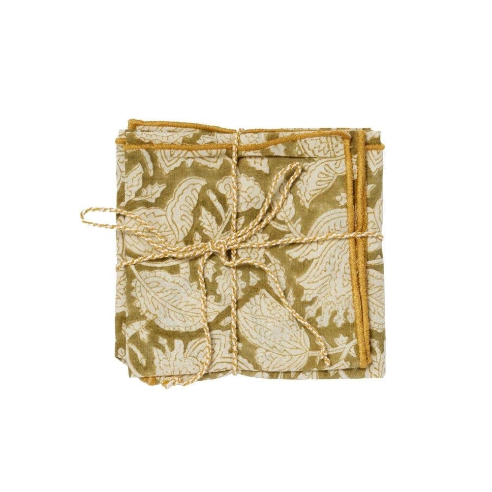 Arushi Napkins - Khaki -S/2 - Image 3