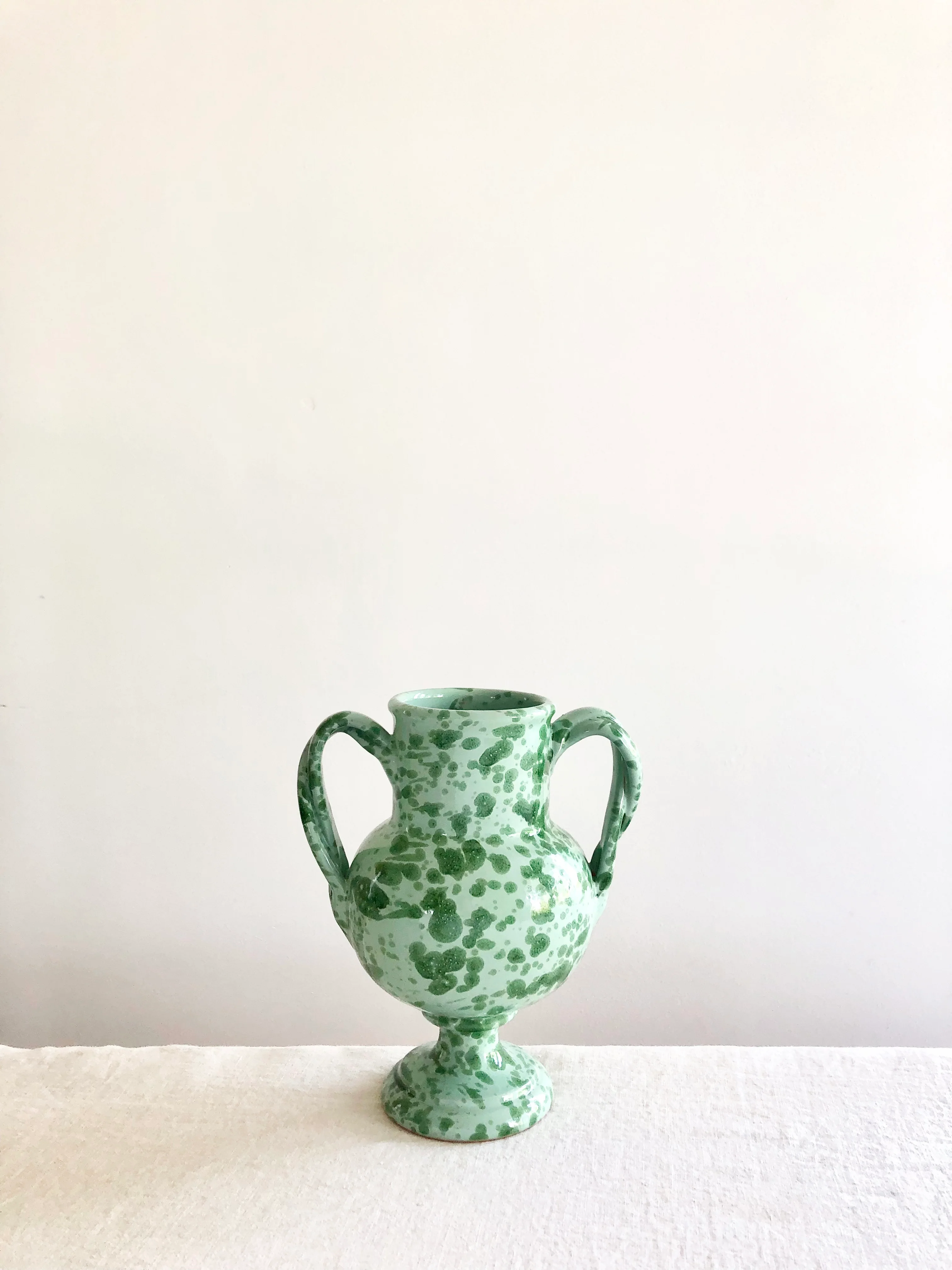 PRE-ORDER - Small Pompeii Amphora Vase - Jade - Image 3