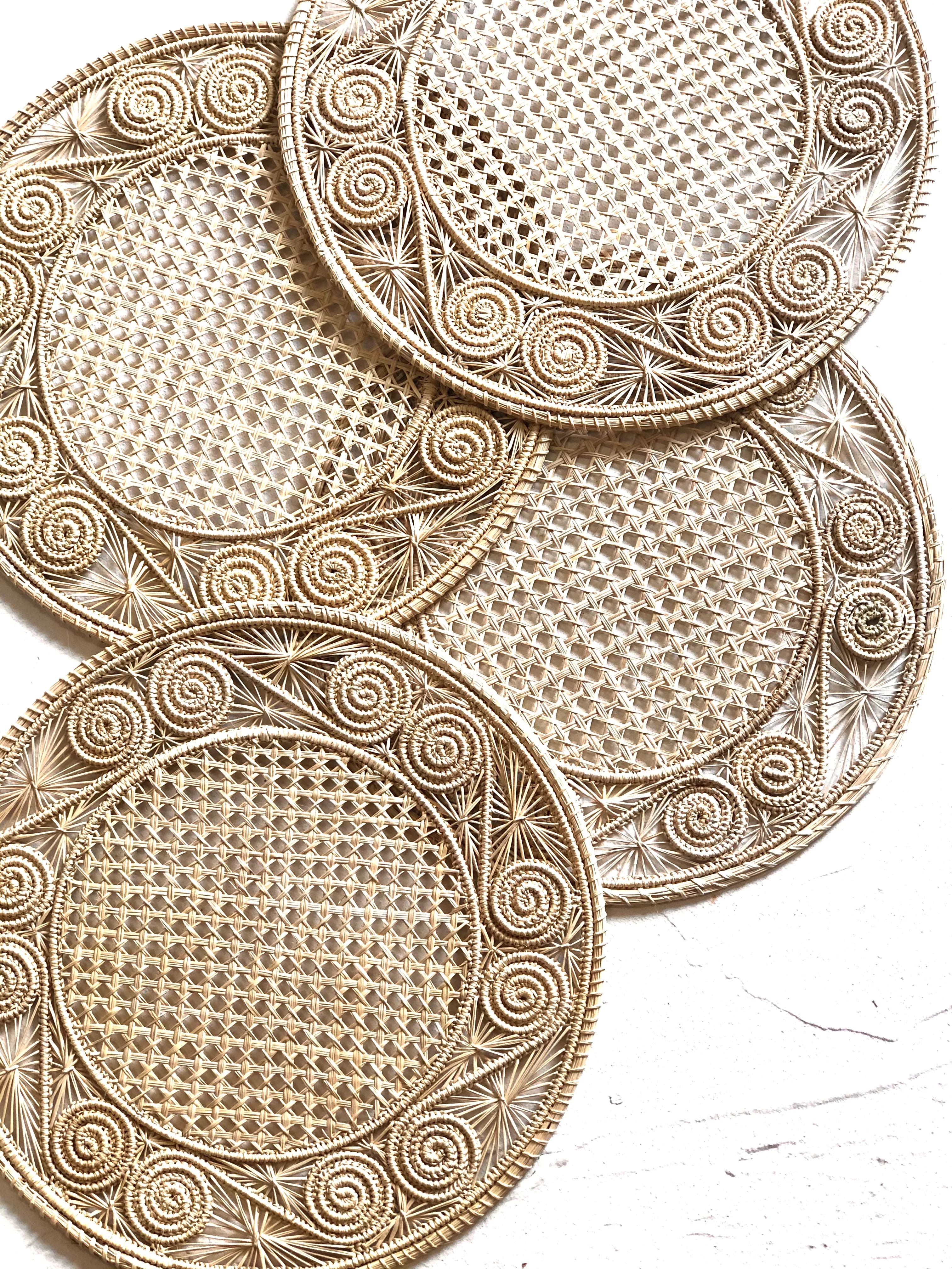Soleil Charger / Placemat - Natural S/4 - Image 3