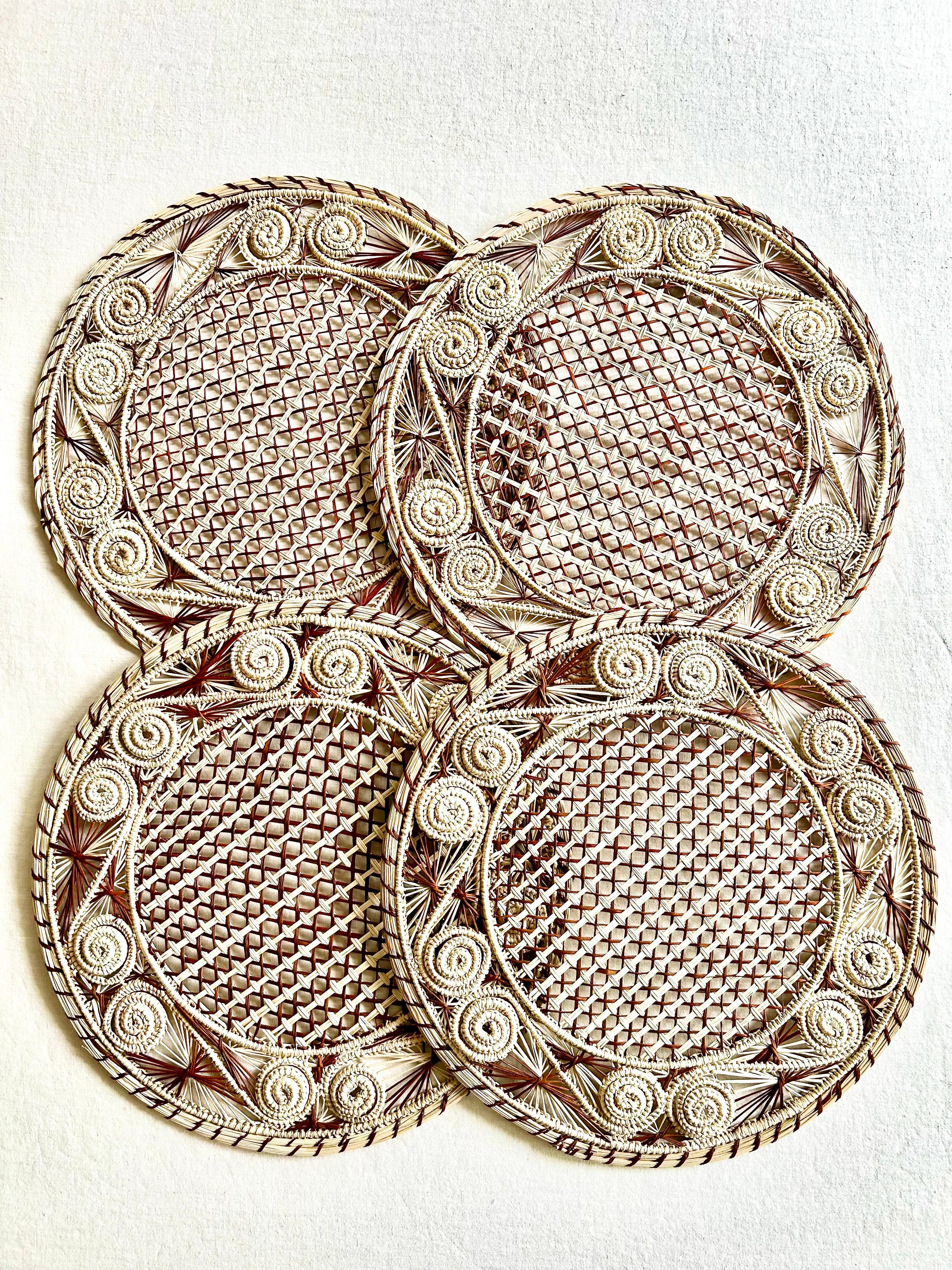 Soleil Charger / Placemat - Chestnut S/4 - Image 3
