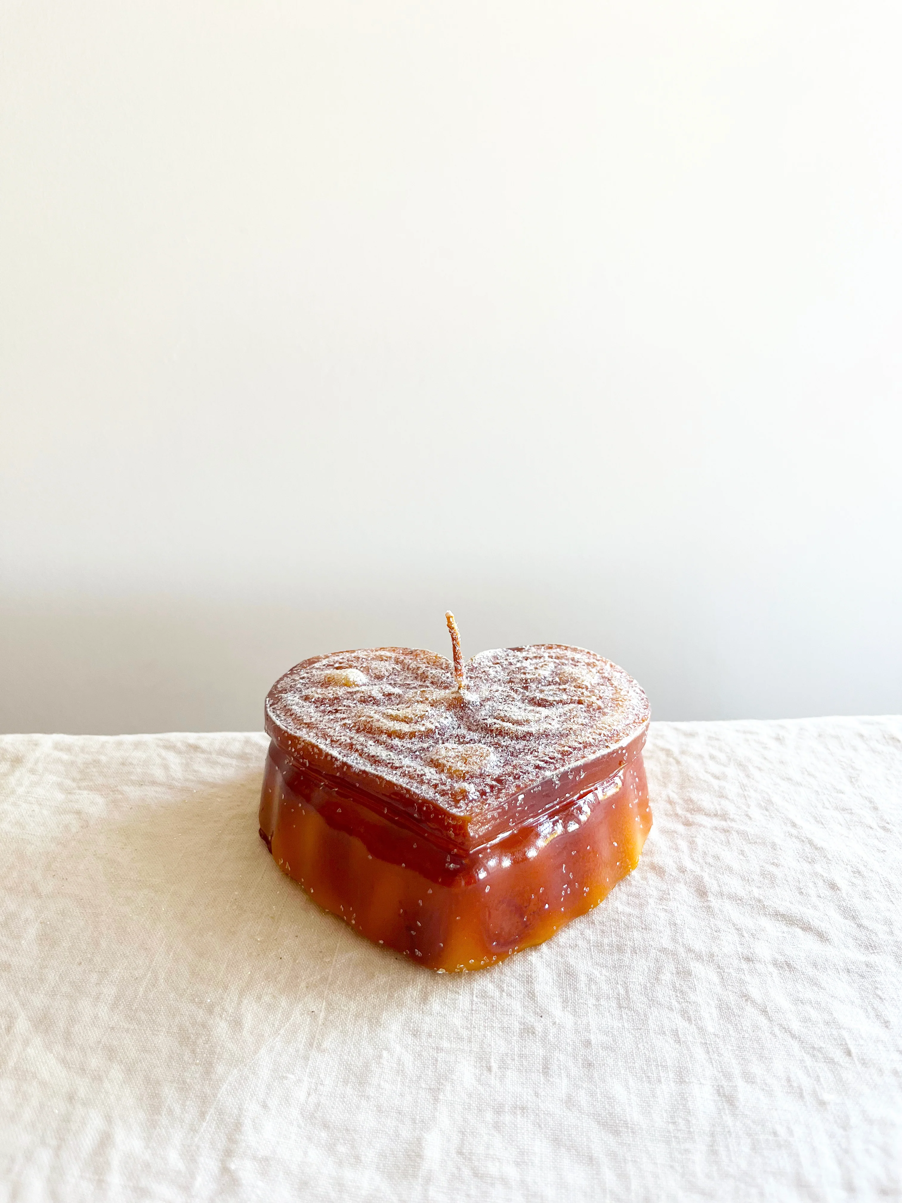 St. Valentines Heart Biscotti Candle