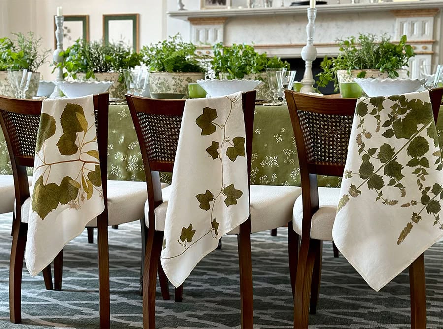 Tisane Herb Napkins -  S/4 - Image 4