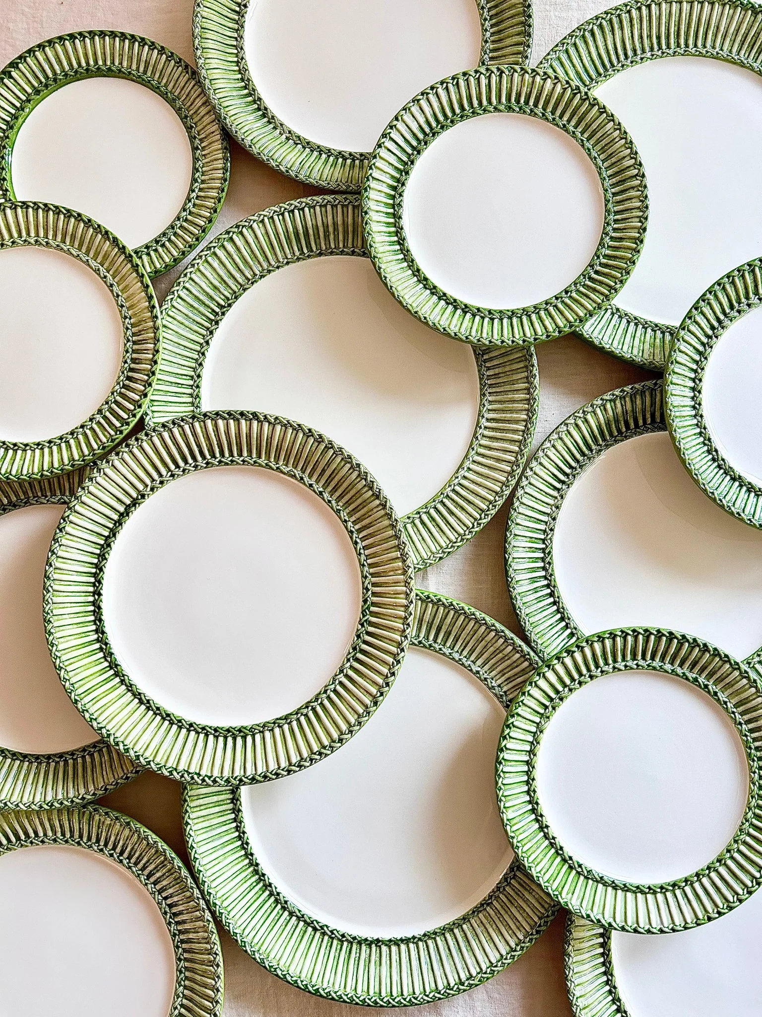Treccia Salad Plate - Verde - Image 3